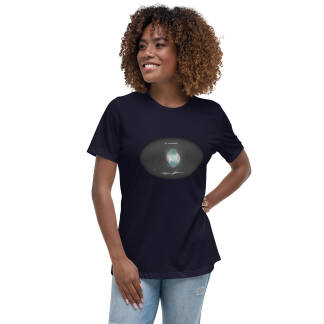 "Dead Star, Dope Shirt" – Dumbbell Nebula Women's Relaxed T-Shirt - Oval