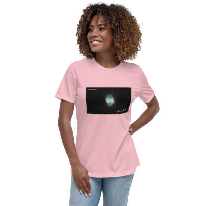 "Dead Star, Dope Shirt" – Dumbbell Nebula Women's Relaxed T-Shirt - Square - Image 12