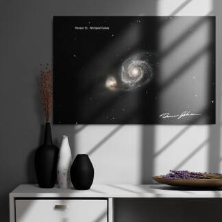 Whirlpool Galaxy: Now in High-Def Metal!